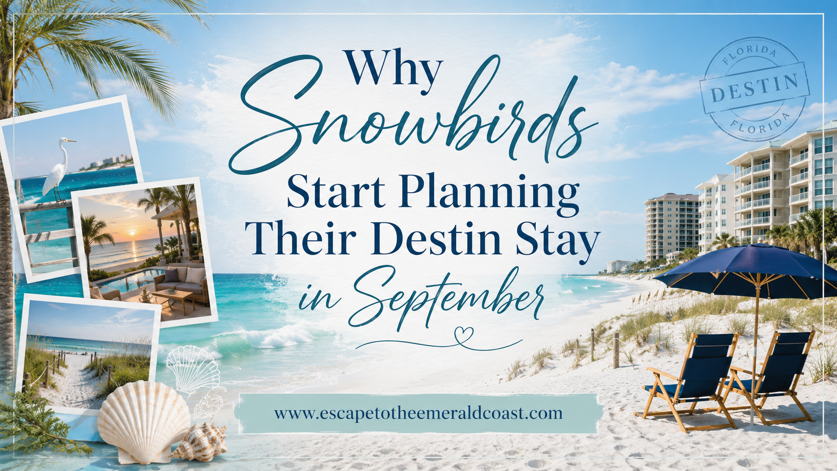 Why Snowbirds Start Planning Their Destin Stay in September